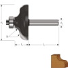 Afbeeldingen van ROTEC S-Profielfrees HM GOLD 38,1MM R=6,35 S=8MM
