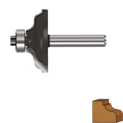 Afbeeldingen van ROTEC Kroonlijstfrees HM GOLD 41,3MM R=6,35 S=12MM