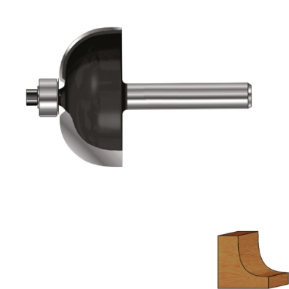 Afbeeldingen van ROTEC Holprofielfrees HM GOLD 25,5MM R=8 S=12MM