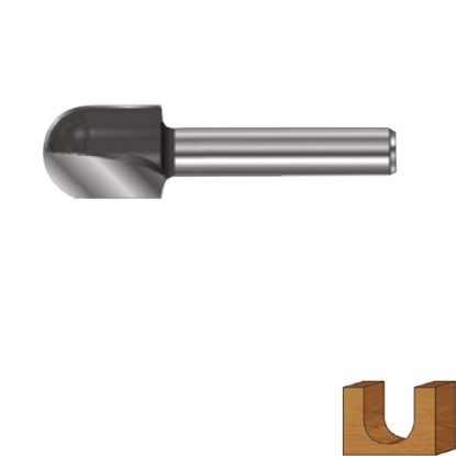 Afbeeldingen van ROTEC Dakgrootfrees HM GOLD 6MM R=3 S=8MM