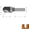 Afbeeldingen van ROTEC Dakgrootfrees HM lager GOLD 25,4 R=12,7 d2=12