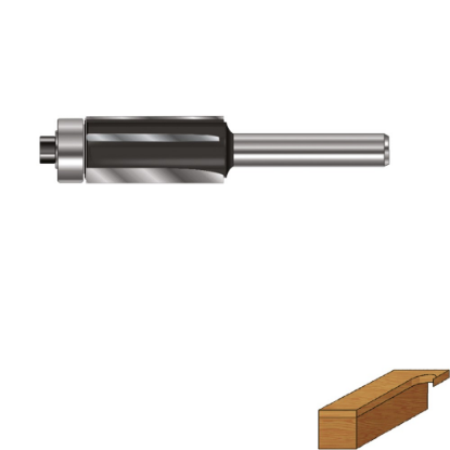 Afbeeldingen van ROTEC Kantenfrees HM Z3 lager GOLD 12,7X38,1MM S=12MM