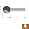 Afbeeldingen van ROTEC Kogelfrees HM GOLD 9,5MM S=8MM