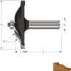 Afbeeldingen van ROTEC Platbandfrees HM GOLD 50,8MM S=8MM
