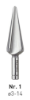 Afbeeldingen van ROTEC Conische plaatboor HSS-E Nr.1 3-14MM 