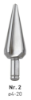 Afbeeldingen van ROTEC Conische plaatboor HSS-E Nr.2 5-20MM 