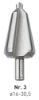Afbeeldingen van ROTEC Conische plaatboor HSS-E Nr.3 16-30,5MM 