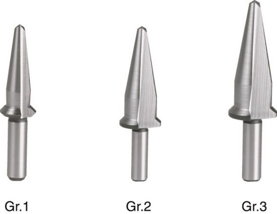 Afbeeldingen van ROTEC Conische plaatboor HSS met aanslag Nr.3 3-11,8MM 