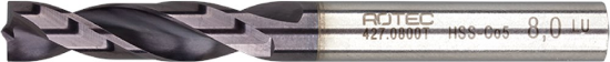 Afbeeldingen van ROTEC Puntlasboor HSS-E TiAlN-gecoat 8x79MM