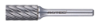 Afbeeldingen van ROTEC Stiftfrees HM model AZ9 INOX-vertand 6X18X50X6MM 