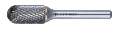 Afbeeldingen van ROTEC Stiftfrees HM OPTI model CZ6 kruisvertand 9,6X19X64X6MM 