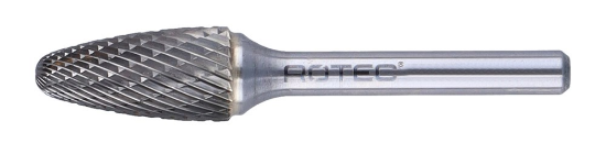 Afbeeldingen van ROTEC Stiftfrees HM OPTI model FZ6 kruisvertand 9,6X19X64X6MM 