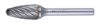 Afbeeldingen van ROTEC Stiftfrees HM model FZ9 INOX-vertand 8X20X65X6MM 