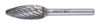 Afbeeldingen van ROTEC Stiftfrees HM model HZ7 STEEL-vertand 12,7X32X77X6MM 