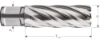 Afbeeldingen van ROTEC Kernboor HSS SILVER WELDON 19 51X55MM