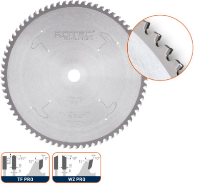 Afbeeldingen van ROTEC Zaagblad Dry-Cutter HM Long-Life 300X2,2X30MM Z=72 TF PRO
