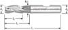 Afbeeldingen van ROTEC Universeelfrees HSS-E DIN884 kort ongecoat 1,5MM