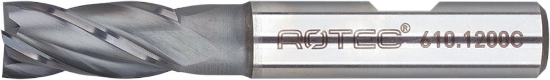 Afbeeldingen van ROTEC Vingerfrees HSS-E DIN844 kort AlCrN-gecoat 6MM