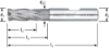 Afbeeldingen van ROTEC Ruwfrees HSS-E type HR DIN844 kort ongecoat 36MM