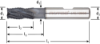Afbeeldingen van ROTEC Ruwfrees HSS-E type HR DIN844 kort AlCrN-gecoat 6MM