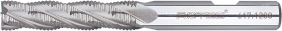 Afbeeldingen van ROTEC Ruwfrees HSS-E type HR DIN844 lang ongecoat 28MM