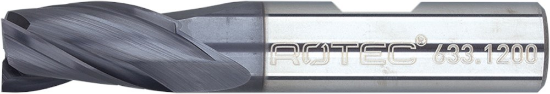 Afbeeldingen van ROTEC Universeelfrees VHM SILVER-LINE kort TiAlN-gecoat 12MM