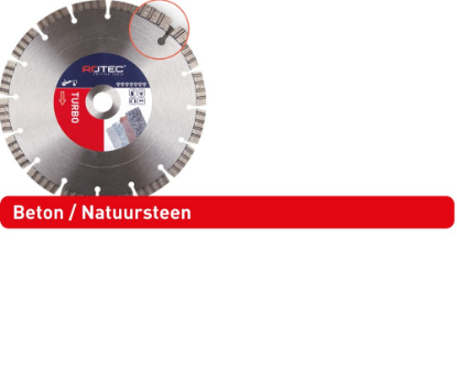Afbeeldingen van ROTEC Diamantzaagblad TURBO 230X2,6X22,2MM