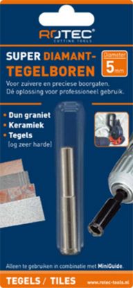 Afbeeldingen van ROTEC Diamanttegelboor 8MM TMax=30