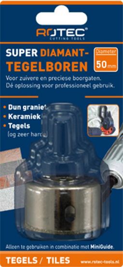 Afbeeldingen van ROTEC Diamanttegelboorkroon 43MM TMax=25MM