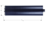 Afbeeldingen van ROTEC Diamantboor blauw nat M30 71X400MM 7 segm. (24X2,5X9)