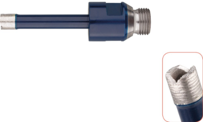 Afbeeldingen van ROTEC Natuursteenboor blauw nat ½" 75X50MM 7 segmenten