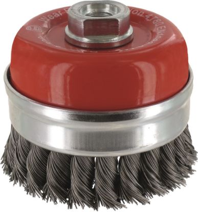 Afbeeldingen van ROTEC Komborstel met ring getordeerd staaldraad M14 80X0,50MM