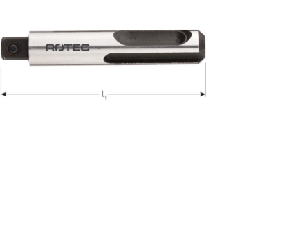 Afbeeldingen van ROTEC Adapter SDS-Plus > vierkant ¼" met stift 60MM 