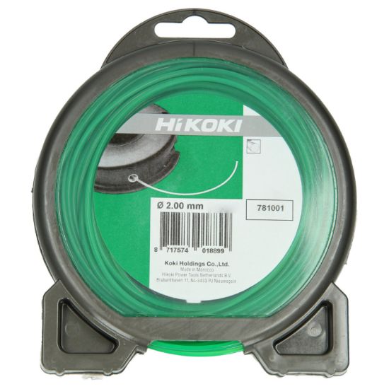 Afbeeldingen van HIKOKI Maaidraad rond 2,0MM groen 63M 781002