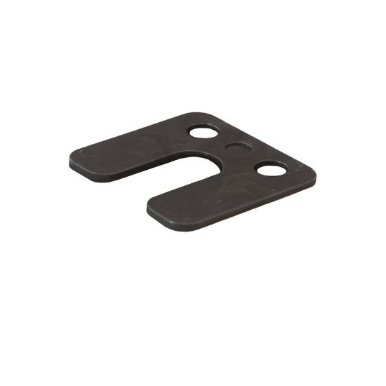 Afbeeldingen van GEBR. BODEGRAVEN Hogedrukplaat met sleuf ABS 3MM 70X70MM