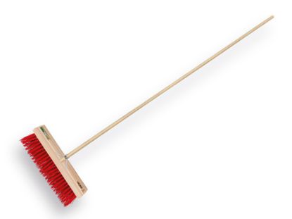 Afbeeldingen van Bezem 80 PPN 41CM met TAUARI steel en stokhouder 150X2,8CM