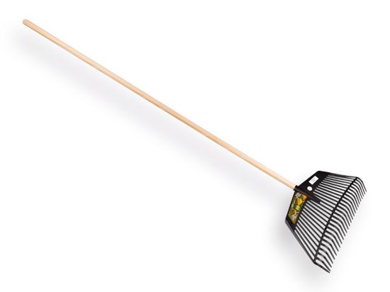 Afbeeldingen van JOST Combi bladhark nylon type REGA 26-tands 60CM met steel 150X2,8CM 