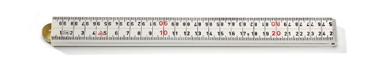 Afbeeldingen van HULTAFORS Duimstok 100CM glasfiber wit 