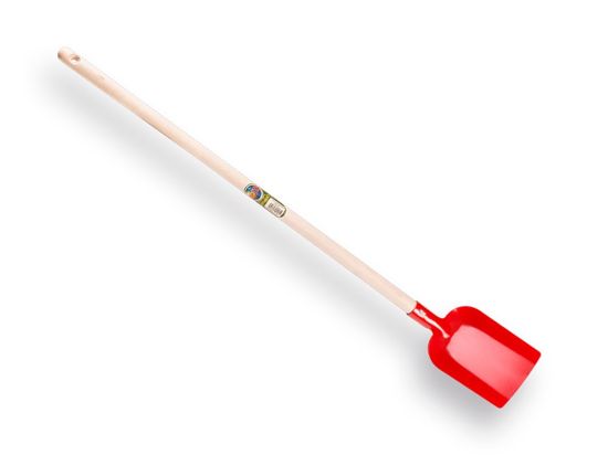 Afbeeldingen van ATLAS Kinderschopje rood metaal met steel
