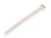 Afbeeldingen van Schopsteel import essen gebogen gewaxt 100CM