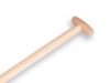 Afbeeldingen van Schopsteel import essen gebogen gewaxt 110CM