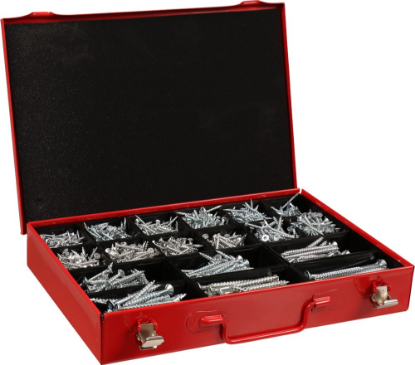 Afbeeldingen van KELFORT Assortimentskist spaanplaatschroeven TORX Silverdrill 2.0 EV