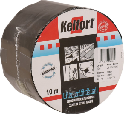 Afbeeldingen van KELFORT Bitumenkimband 100MM loodkleur 10M