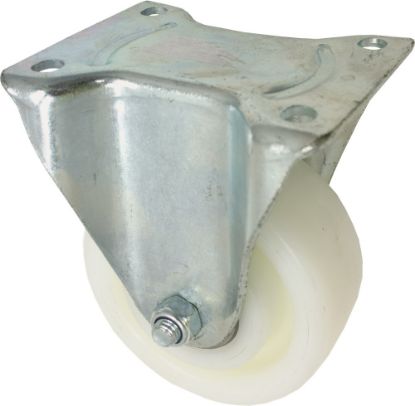 Afbeeldingen van KELFORT Bokwiel EV wit polyamide 150MM met rollager 700kg