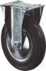 Afbeeldingen van KELFORT Bokwiel EV zwart rubber wiel 100MM plaatafmeting 10MM 70kg