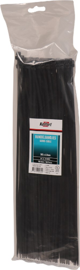 Afbeeldingen van KELFORT Bundelbandjes nylon zwart 385X4,8MM