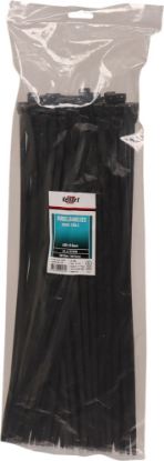Afbeeldingen van KELFORT Bundelbandjes nylon zwart 450X8,0MM