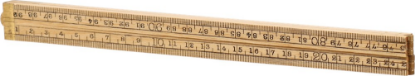 Afbeeldingen van KELFORT Duimstok hout ramin bruin 1M