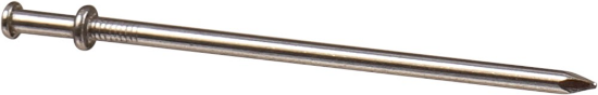 Afbeeldingen van KELFORT Duplexnagel blank bombé kop 3,4X76/86MM