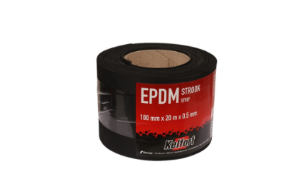 Afbeeldingen van KELFORT EPDM folie zwart 0,5MM 10CM 20M